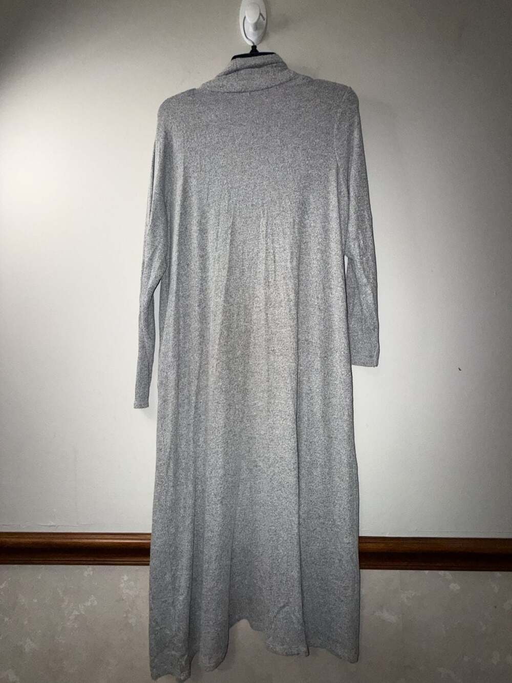 Lisa Rinna Collection Open Front Long Duster Cardigan - Picture 5 of 5